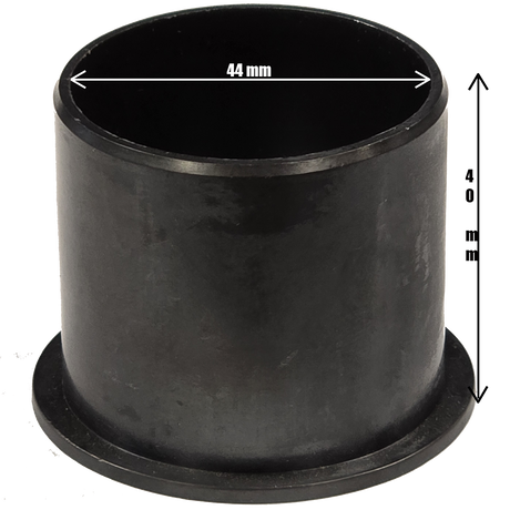 Flange bearing for side gate shaft and side gate hinge