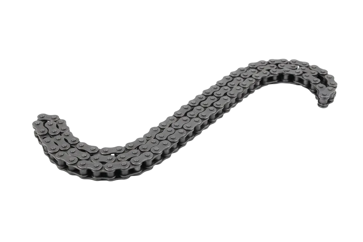 Steering chain for rotary frame and steering motor