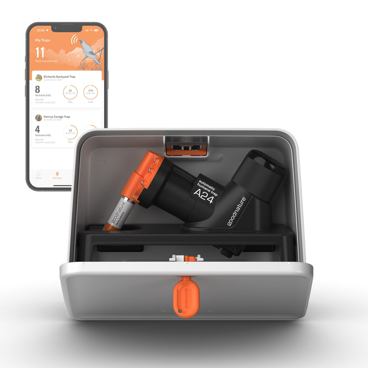 Gallagher Professionelle Rattenfalle Kit - Giftfrei und Effizient 