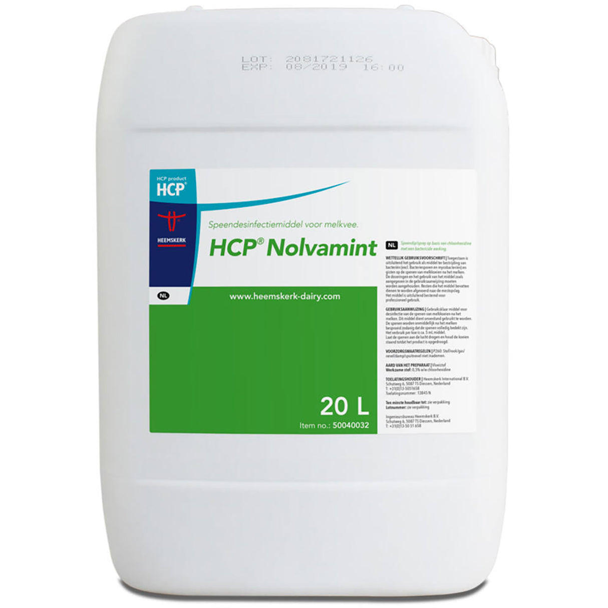 HCP Nolvamint spray 20 litres