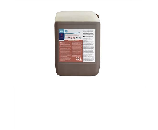 Farm Spray Iodine 20 L Pallet promotion: 32 pieces per pallet