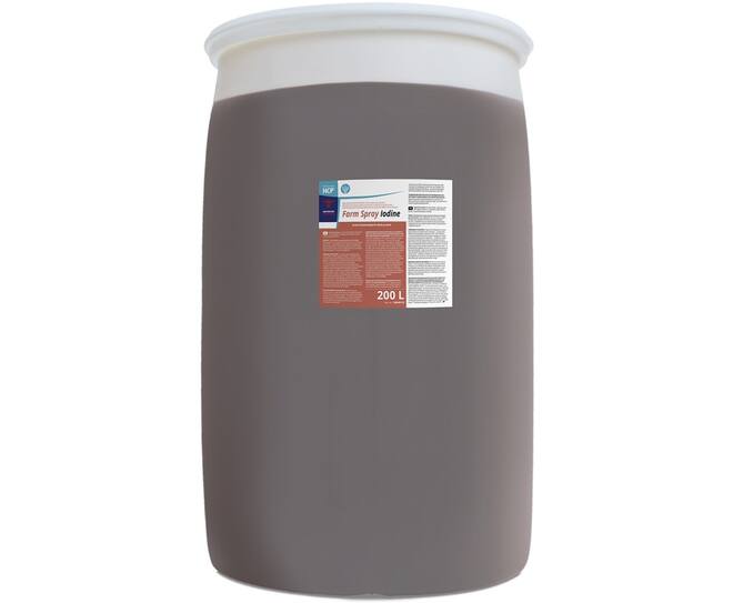 Farm Spray Iodine 200 L Pallet Deal: 4 pieces per pallet