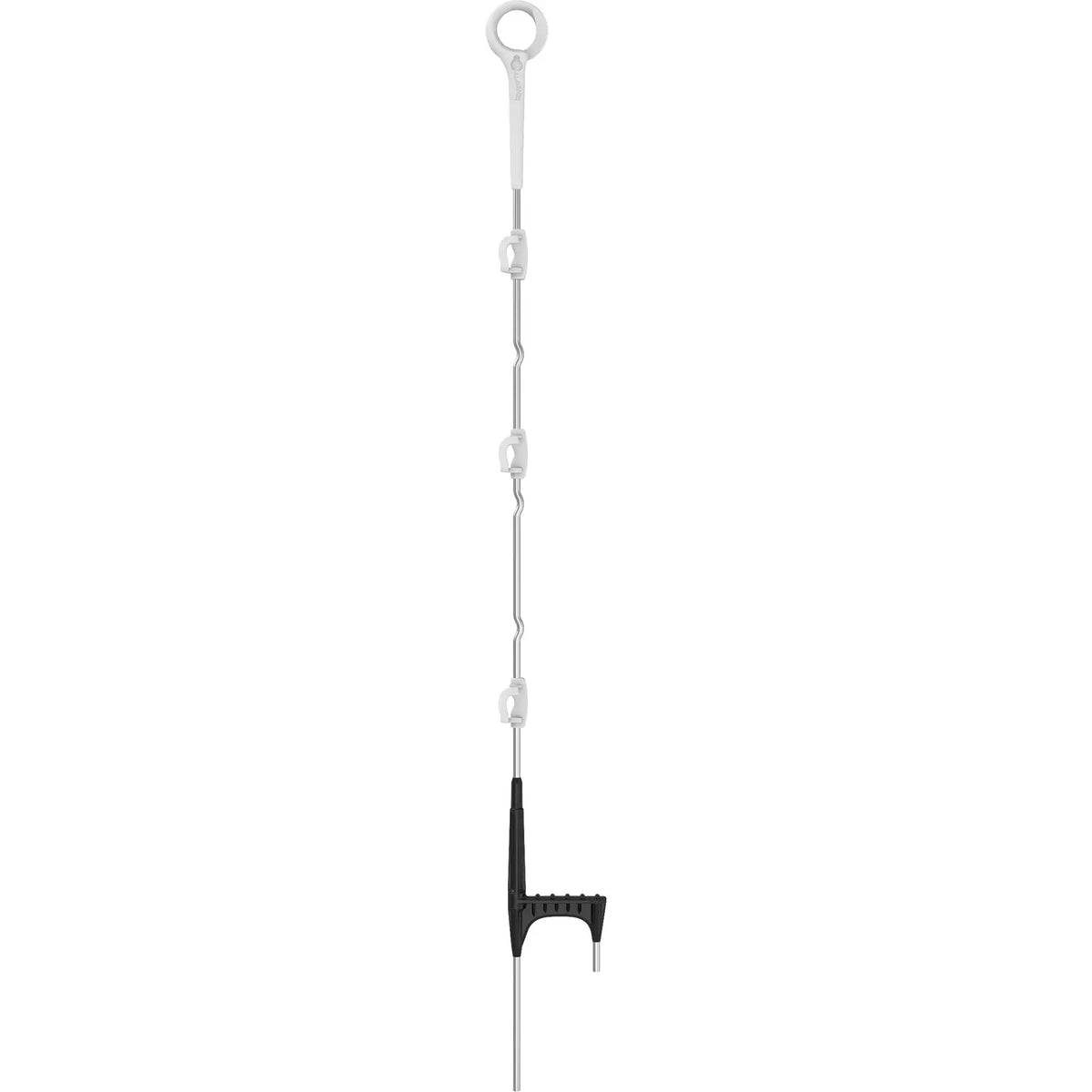 Gallagher Multidraad Ring Top Paal 1,10m Wit - Flexibel