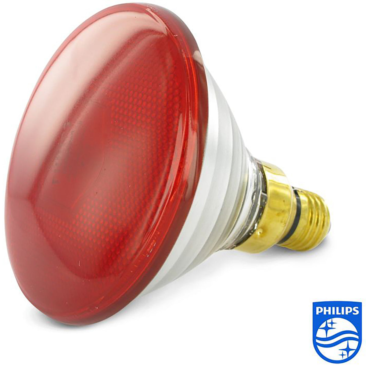 Philips lämpölamppu punainen valo 100 wattia