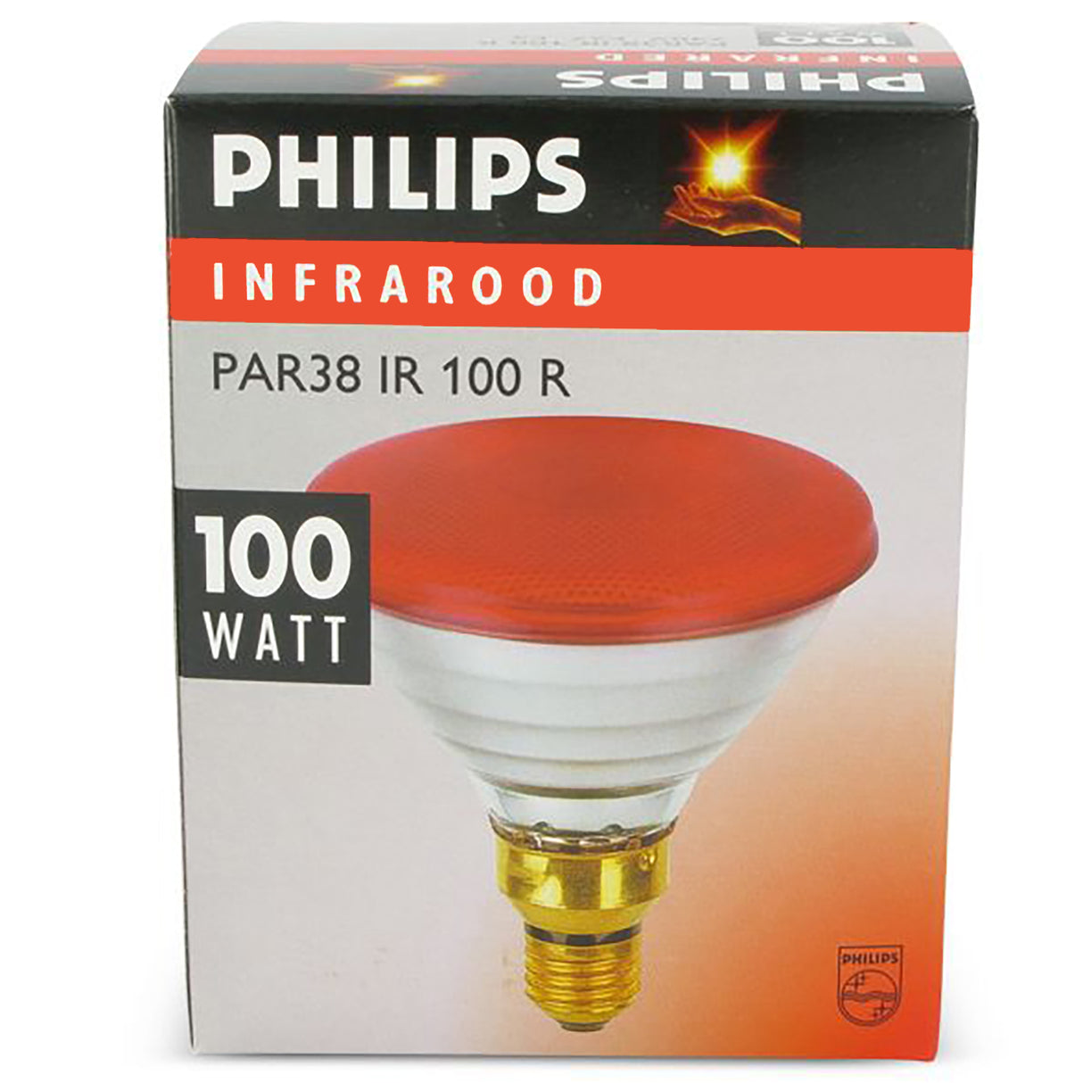 Lampada Riscaldante Philips Luce Rossa 100 Watt