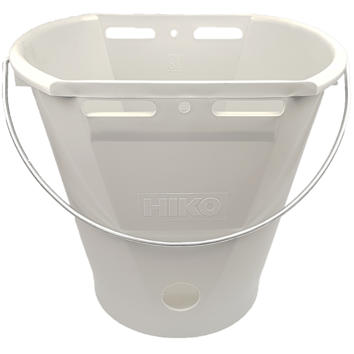 Schnullereimer Hiko komplett grau, 8 Liter