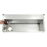 Compact Drinking Trough 6150 stainless steel 100cm Suevia