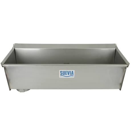 Compact Drinking Trough 6150 stainless steel 100cm Suevia