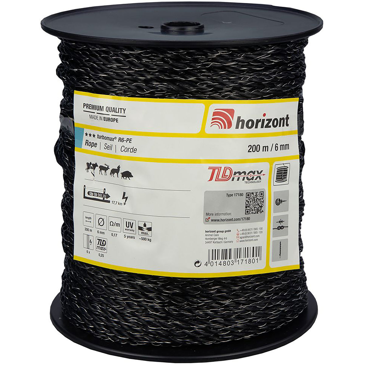 Cordon TurboMax TLDmax R6-PE - 200m