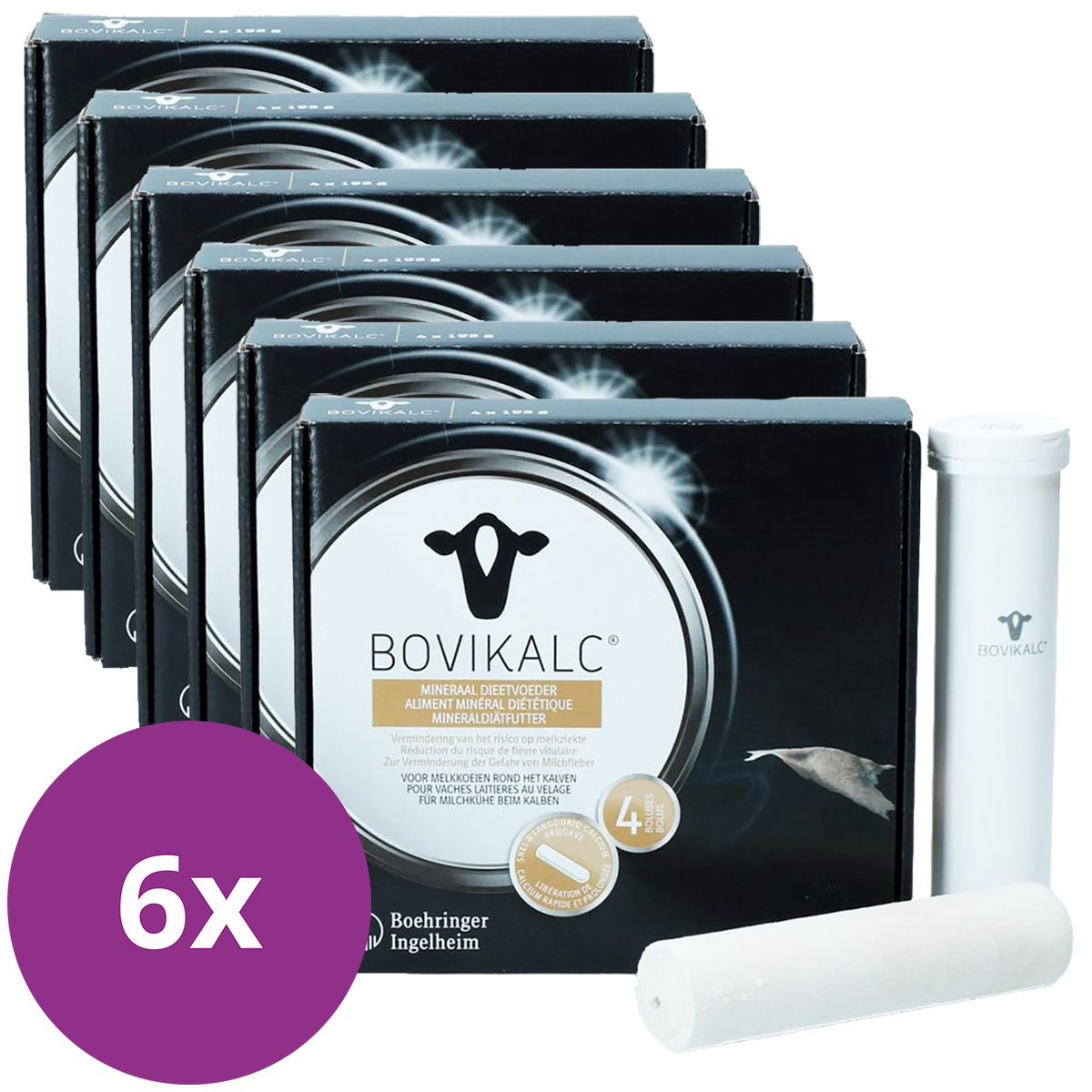 Bovikalc Kalsiumbolus 4 x 190 grammaa 6-pakkaus 5 % alennus