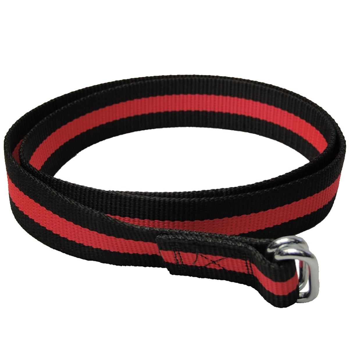 Halsband Zwart Rood Met Schalmgesp