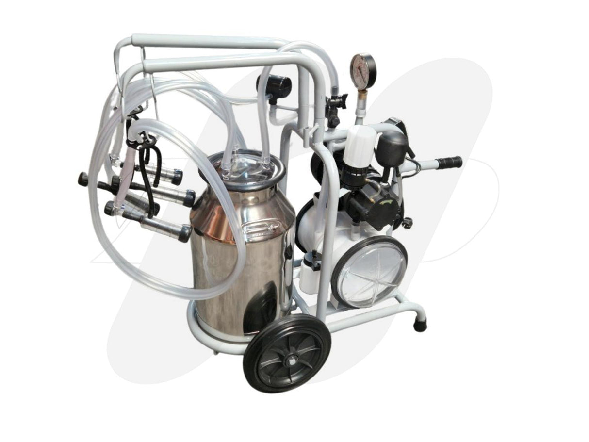 Minimelker 2 geit CT, olie, Tank, vochtvanger, grijs