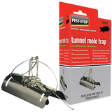 Mole trap with tunnel 