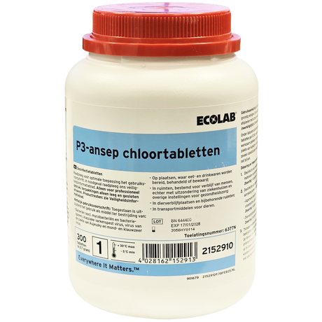 Ecolab Chloortabletten P3-ansep, 300st.