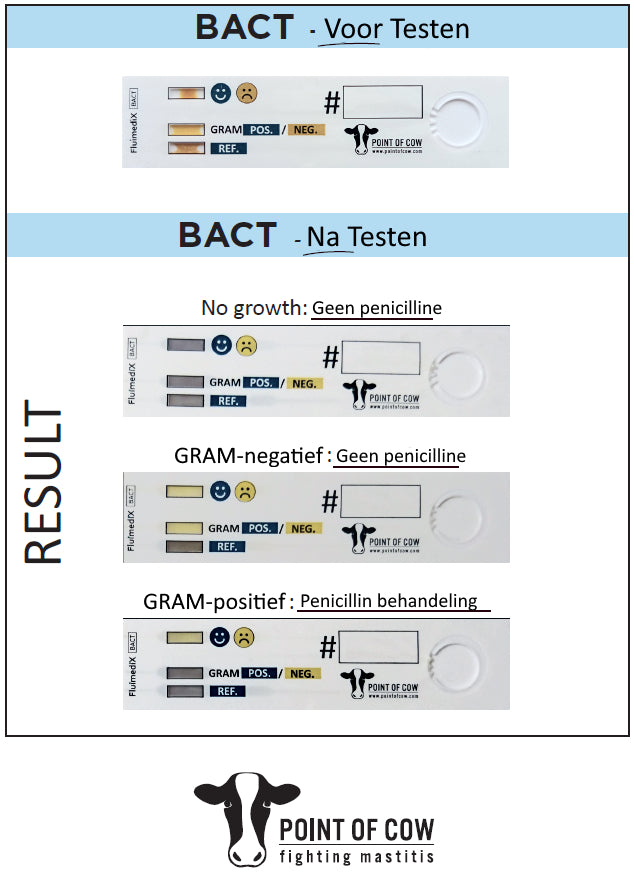 BACT Gram NEG-POS kertakäyttöiset testiliuskat