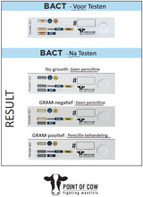 BACT ग्राम NEG-POS डिस्पोजेबल परीक्षण स्ट्रिप्स