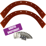 2x Vervangstrip geschikt voor Lely Discovery met gratis boutenset