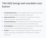 Moniteur d'activité II TAG-AM2 adapté à DeLaval