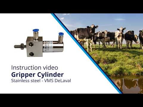 Greiferzylinder aus Edelstahl DeLaval VMS