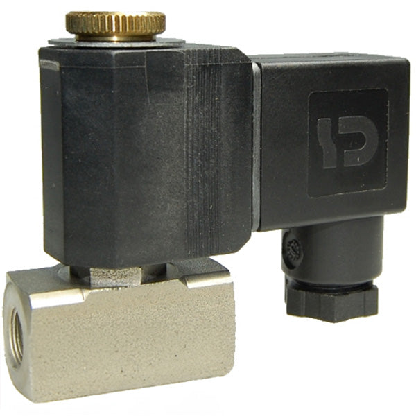Solenoidiventtiili 1/4" liitäntä ja 24V DC käämi